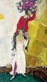 Doble retrato con una copa de vino contemporáneo Marc Chagall